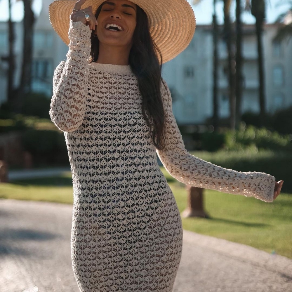 🎈LAST ONE! Zara Pointelle knit dress - Picture 5 of 10